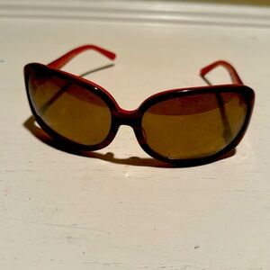 Maui Jim Red and Brown Sunglasses
